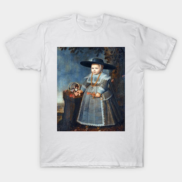 Willem van der Vliet Portrait of a Little Boy T-Shirt by pdpress